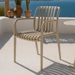 SILLA JARDIN GRETA BEIGE